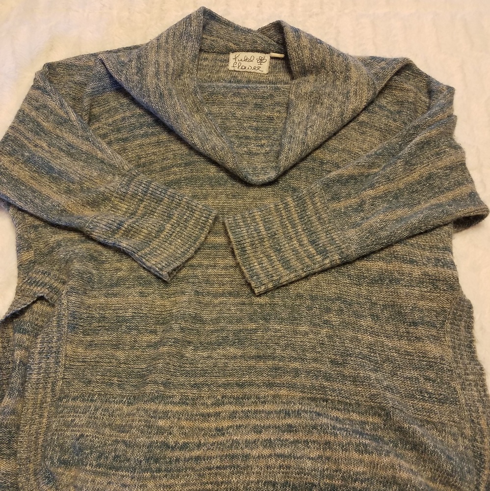 Anthropologie  cowl neck tunic sweater